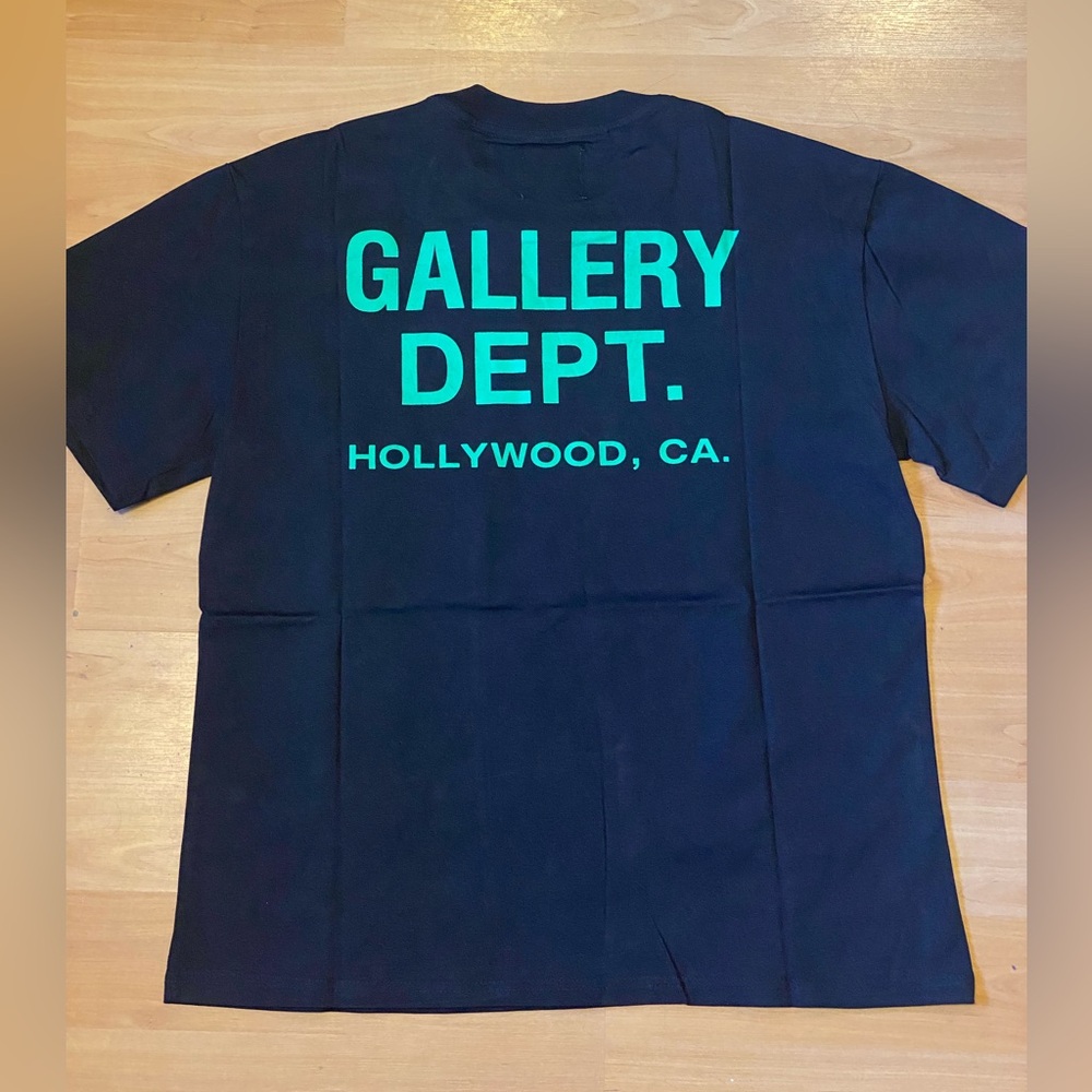 Gallery Dept New Logo Tee Black/Green XL